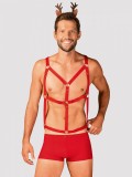 Costum Mr Reindy Obsessive, Rosu, S/M