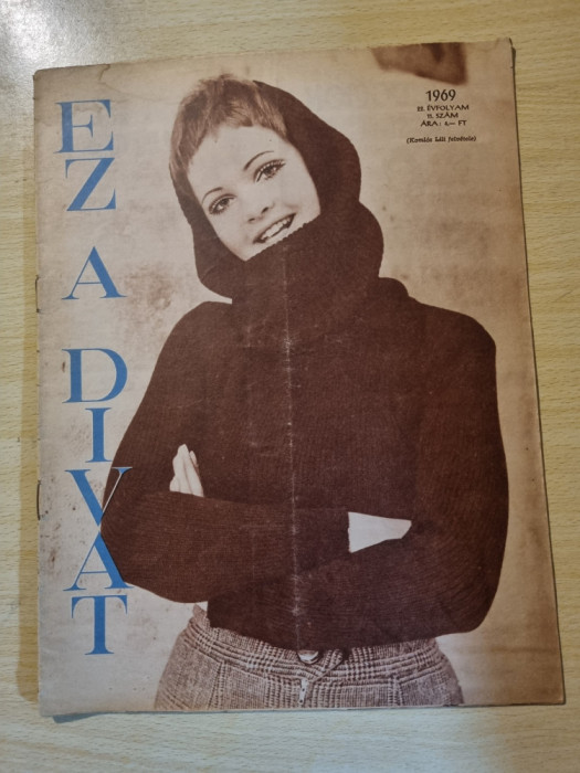 revista de moda - din anul 1969- in limba maghiara