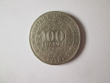 Statele Africii de Vest 100 Francs 1997, Africa, Nichel