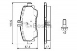 Set placute frana,frana disc MERCEDES A-CLASS (W168) (1997 - 2004) BOSCH 0 986 424 470