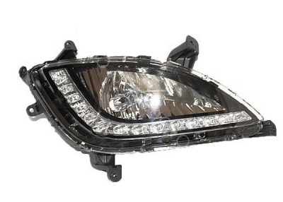 Proiector Hyundai I20 (Pb), 07.2012-12.2014, partea Dreapta, Fata, cu lumina timp de zi tip LED; H8+LED; Omologare: ECE, OEM/OES foto