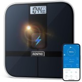 Cantar SMART Digital RENPHO R-A020 , Body Composition, Alimentare Solara, Greutate, Grasime Corporala, Muschi, Oase, Bluetooth, Apple Health, Fitbit,