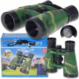BINOCLU DIN PLASTIC SIGUR, CU FOCUS REGLABIL 6X30, PENTRU COPII