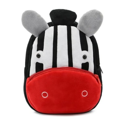 Ghiozdan gradinita pentru copii prescolari WePro Store, Zebra, plus, 24x10x26 foto
