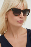 Cumpara ieftin Saint Laurent ochelari de soare femei, culoarea maro