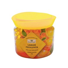 Odorizant camera Aroma Land, perle gel, lamaie, 198 g