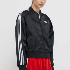 adidas Originals bluză femei, culoarea negru, cu imprimeu IU2533