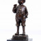 Baietel - statueta din bronz pe soclu din marmura BT292