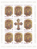 ROMANIA 2011 - SFINTELE PASTI, MINICOALA, MNH - LP 1893d, Sarbatori, Nestampilat