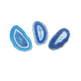 Felie agat albastru ovala 60-75mm