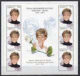 AZERBAIJAN 1998 PERSONALITATI LADY DIANA, Nestampilat