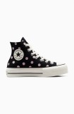 Converse tenisi Chuck Taylor All Star Lift culoarea negru, A10688C