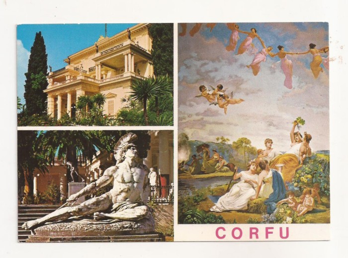 FA52-Carte Postala-GRECIA- Corfu, Achilleion, necirculata