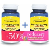 Pachet Complex Natural (D3 + K2 + CA+ MG) 60cps+60cps (50% reducere la al doilea produs)
