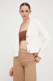 Abercrombie &amp; Fitch cardigan femei, culoarea bej