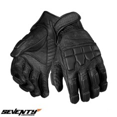 Manusi barbati pentru scuter - motocicleta Naked vara Seventy model SD-N58 culoare: negru &ndash; degete tactile S (55/56cm)