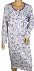 Camasa de noapte/Rochie de casa cu motive florale cod 1021 foto