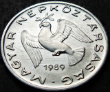 Cumpara ieftin Moneda 10 FILLER - RP UNGARA / UNGARIA, anul 1989 * cod 1051 = UNC, Europa, Aluminiu