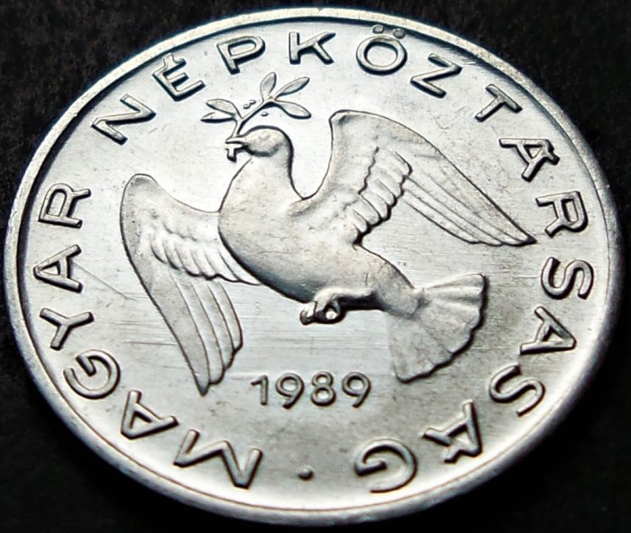 Moneda 10 FILLER - RP UNGARA / UNGARIA, anul 1989 * cod 1051 = UNC