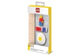 Cumpara ieftin Set LEGO cu o minifigurina, 4 creioane, 1 topper, 1 ascutitoare,