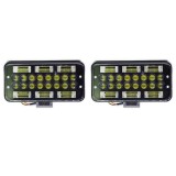 Set 2 Proiectoare led FOXMAG24 198W, Suv, ATV, Tractor, Jeep, 2 faze