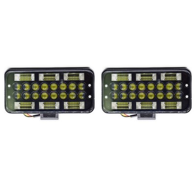 Set 2 Proiectoare led FOXMAG24 198W, Suv, ATV, Tractor, Jeep, 2 faze foto