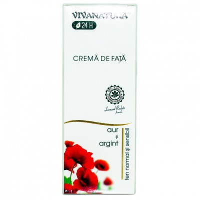 CREMA DE FATA CU ARGINT SI AUR 75ml VIVA NATURA foto