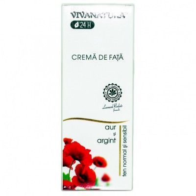 CREMA DE FATA CU ARGINT SI AUR 75ml VIVA NATURA foto