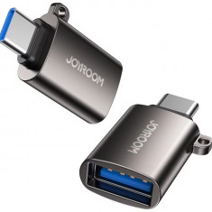 Adaptor Joyroom S-H151 USB 3.2  tata la USB-C mama, negru, universal
