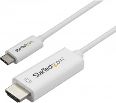 Cablu StarTech USB-C - HDMI 1m White foto