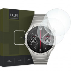 Set 2 Folii de protectie Hofi Glass Pro+ pentru Huawei Watch Gt 4 (46 mm) Transparent