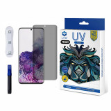 Cumpara ieftin Folie pentru Samsung Galaxy S21 Ultra 5G, Lito 3D UV Glass, Privacy
