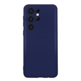 Husa compatibila cu samsung galaxy s23 ultra, matte efect, camera ultra safe, htpmag, albastru