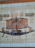 Egipt papirus Corabia faraonului