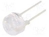 Dioda LED, 10mm, galbena, 90000...120000mcd, 120mA, 2...2,6V, OPTOSUPPLY - OSY5XAAC11U