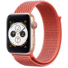 Curea iUni compatibila cu Apple Watch Ultra/SE/8/7/6/5/4/3/2/1, 40mm, Nylon Sport, Woven Strap, Orange
