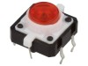 Micro&icirc;ntrerupător TACT cu LED 0,05A/12VDC