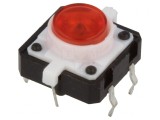 Micro&icirc;ntrerupător TACT cu LED 0,05A/12VDC