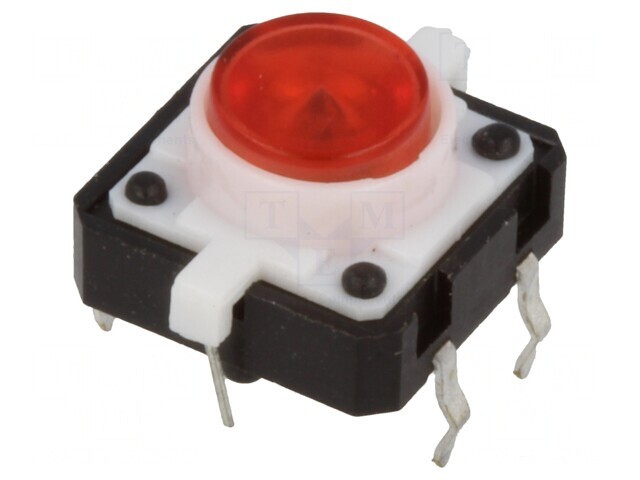 Micro&icirc;ntrerupător TACT cu LED 0,05A/12VDC