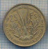 AX 514 MONEDA-AFRICA OCCIDENTALA FRANCEZA-25 FRANCS-ANUL1956-STAREA CARE SE VEDE