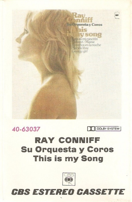 Caseta Ray Conniff Su Orquesta Y Coros &lrm;&ndash; This Is My Song, originala