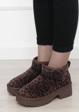 Ghete cu textura si imprimeu leopard JB1999 116