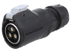 Mufă Circulară 3-Pin Aurită 28mm 43A