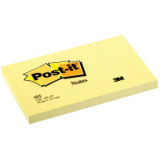 Notes adeziv Post-it&amp;reg; Canary Yellow&amp;trade; 76 x 127 mm