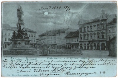 1899 - Arad, piata Libertatii (jud. Arad) foto