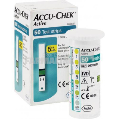 Teste glicemie Accku Chek Active foto