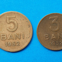 Moneda veche Republica Populara Romana Lot x 4 piese anul 1952 valori diferite