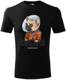 Tricou Personalizat Catel Astronaut , Dreams Matter, Design Unic