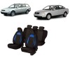 Set huse scaune compatibile VW Passat B5 (1997-2005) Piele + Textil (Compatibile cu sistem AIRBAG), Umbrella