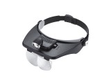 Viziera Lupa cu 4 Lentile Interschimbabile si Lumina LED, MG81001-A, Ideala Ceasornicari, Electronica, Bijuterii, Modelism